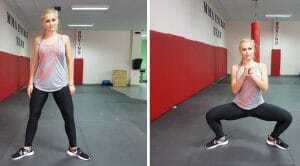Упражнения за Дупе и Бедра Сумо клек Упражнение за Крака
