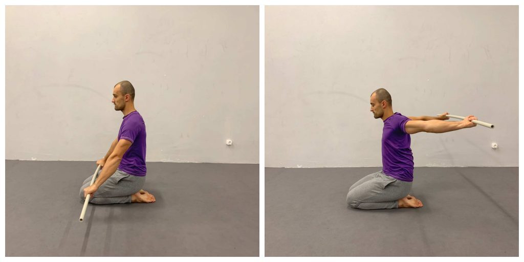  Стречинг упражнение за бицепс 